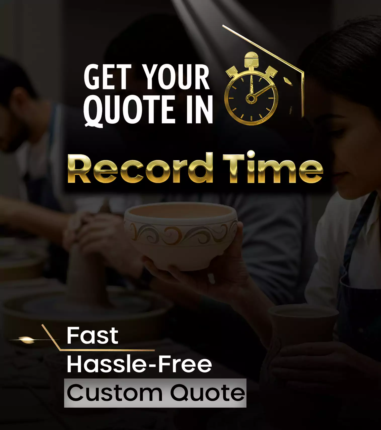 Get a fast custom quote for corporate workshops in Dubai, featuring a pottery-making session to inspire creativity in professional settings