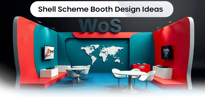 Best practices for designing shell scheme booth setups, emphasizing branding visibility and efficient use of space.