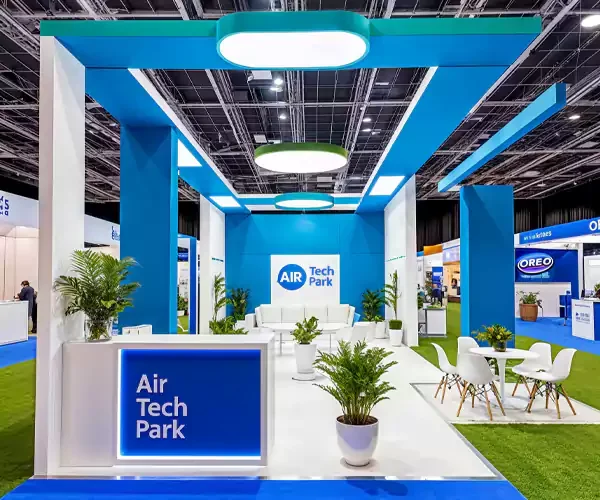 High-end Exhibition Stand Designs created by MRM Events, a renowned Exhibition Stand Designers in Dubai.