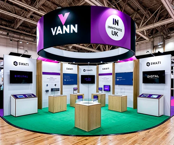 Innovative Exhibition Stand Designs delivered by MRM Events, a trusted Exhibition Stand Company.
